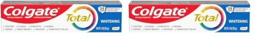 Colgate Total Whitening Travel Mint For Travel Carryon Size 1.4 Oz Tube (Pack Of 2)
