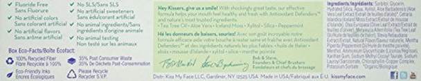Kiss My Face Gel Teeth Whitening Fluoride Toothpaste (Pack Of 3) Tea Tree 13.5 Ounce (2434503Eaf) Kiss My Face Gel Teeth Whitening Fluoride Toothpaste (Pack Of 3) Tea Tree 13.5 Ounce (2434503Eaf)