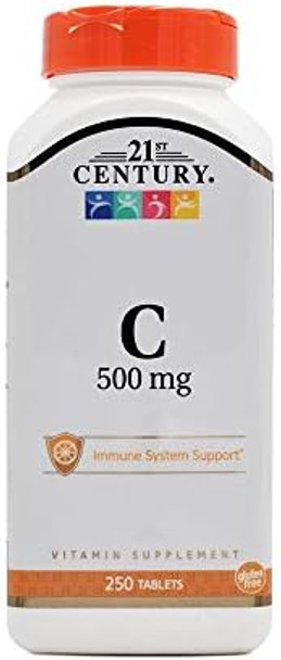 21St Century Vitamin C 500 Mg Chewable Tablets Orange 110 Count