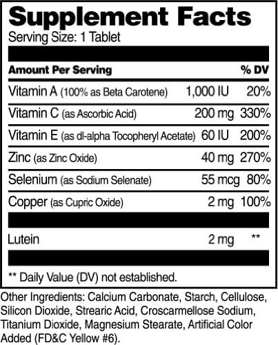 21St Century Healthy Eyes Tablets 60 Count (Pack Of 2)