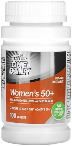 21St Century One Daily Women'S 50+ Tablets 100Count