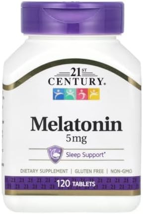 21St Century Health Care Melatonin 5 Mg 120 Tablets