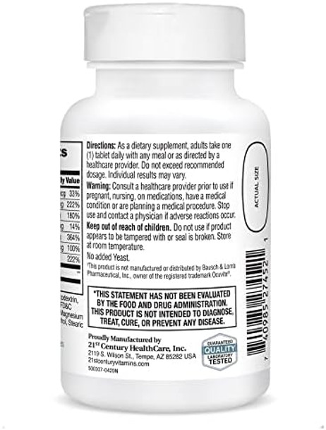 21St Century Healthy Eyes With Lutein Tablets 60 Count White (27452)