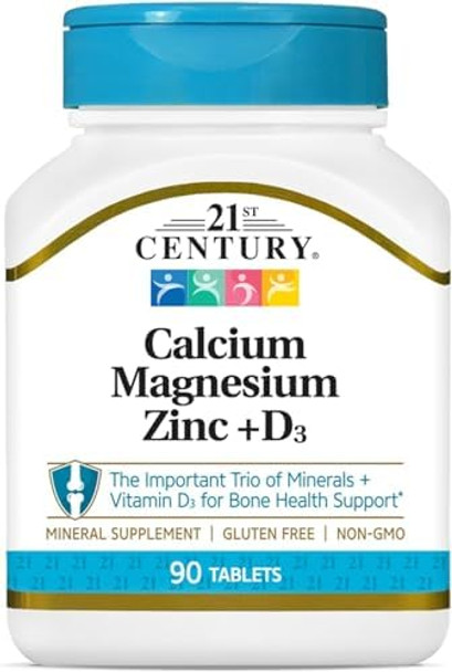 21St Century Cal Mag Zinc + D 90 Tabs