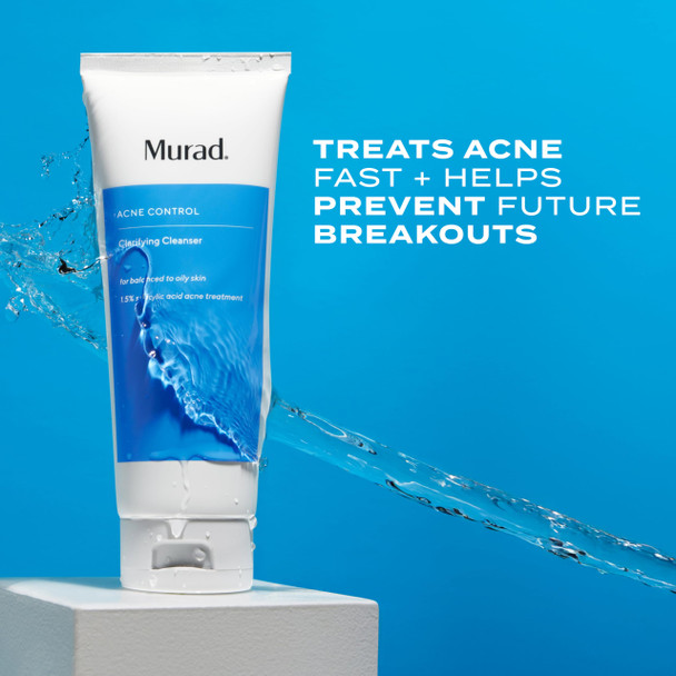 Murad Acne Control Clarifying Cleanser  Salicylic Acid & Green Tea Formula for Acne Deep Pore Cleansing Oil Control and Breakout Prevention for Clear Balanced Healthy Looking Skin 5 Fl Oz