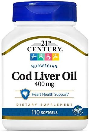 21St Century Cod Liver Oil Softgels 110 Count (Pack Of 3)