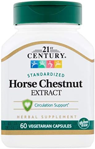 21St Century Horse Chestnut Seed Extract Vegetarian Capsules 60 Ct Pack Of 2