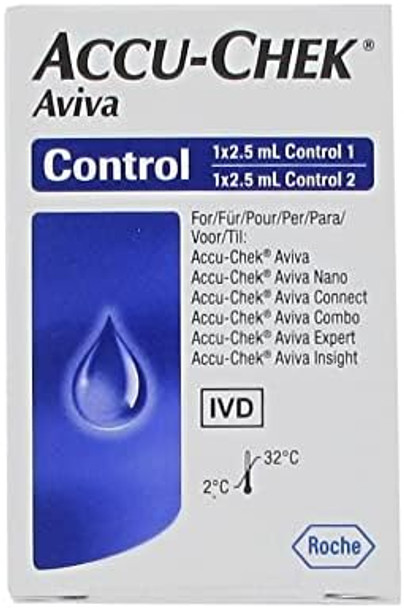 Accuchek Aviva Control Solution Level 1 And Level 2 2.5Ml
