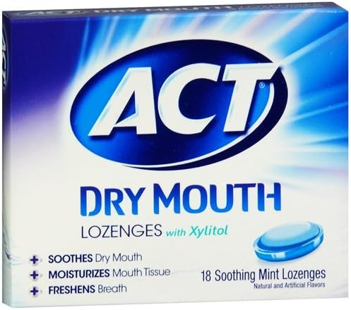 Act Total Care Dry Mouth Lozenges Mint (6 X 18 Ea)