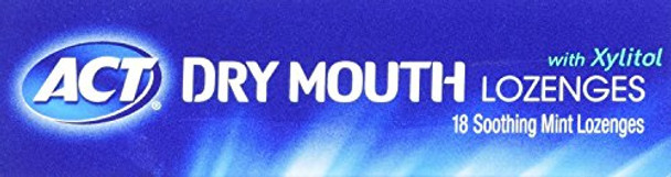Act Dry Mouth Soothing Mint Lozenges 18 Ea (Pack Of 3)