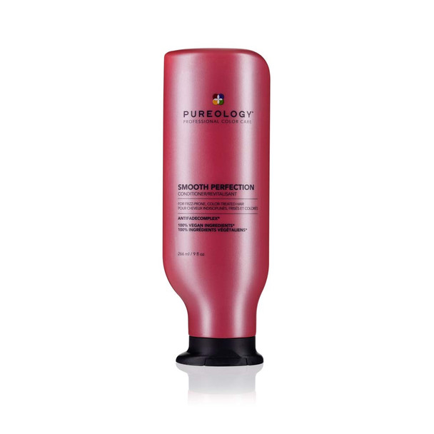 Pureology Smooth Perfection Conditioner | For Frizzy, Color-Treated Hair | Detangles & Controls Frizz | Sulfate-Free | Vegan | Updated Packaging | 9 Fl. Oz. |