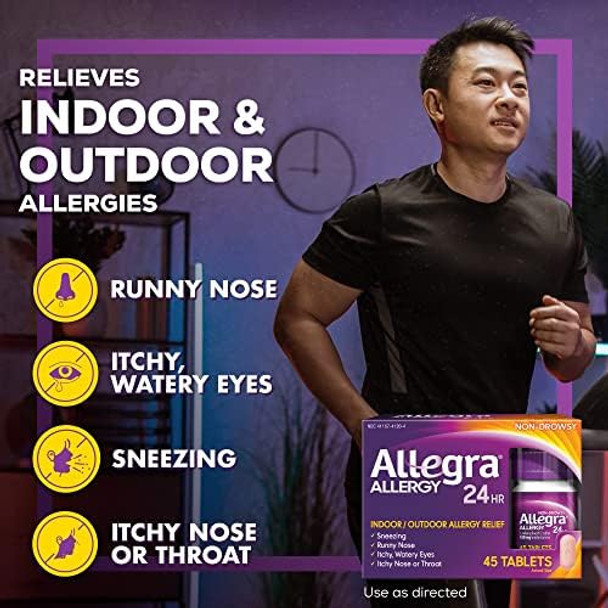 Allegra Allergy 24 Hour Tablets 180 Mg 45 Tablets