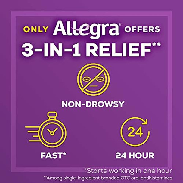 Allegra Allergy 24 Hour Tablets 180 Mg 45 Tablets