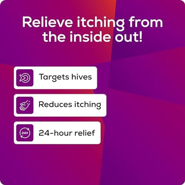 Allegra Hives Nondrowsy Antihistamine Tablets 5Count 24Hr Hives Reduction & Itch Relief 180Mg (Pack Of 3)