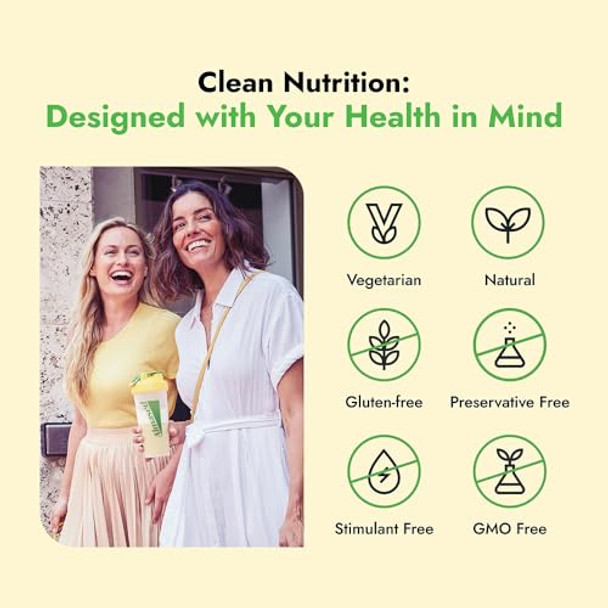 Almased High Protein Shakes Meal Shake Meal Powder For Weight Loss With Shaker Bottle (Vanilla Flavor 5 Cans Of 17.6 Oz + Scoop)