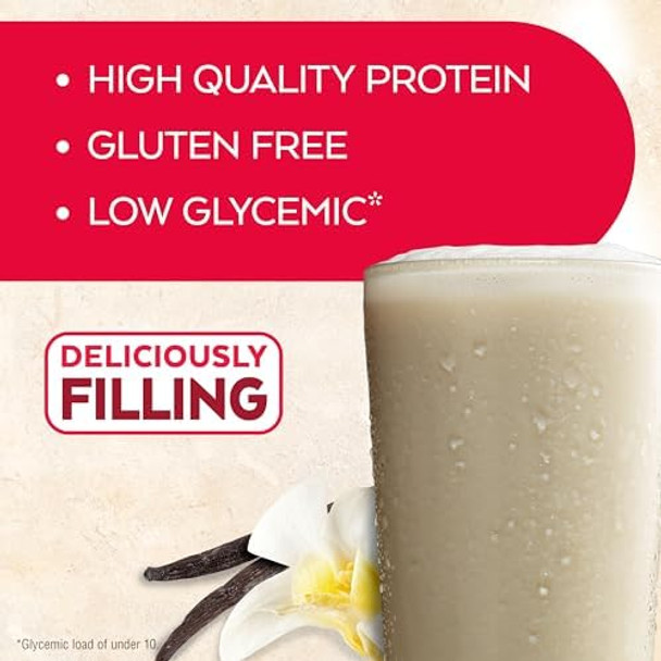 Atkins Vanilla Cream Meal Size Protein Shake 23G Protein Low Glycemic 3G Carb 1G Sugar & Energy Shake Creamy Caramel With B Vitamins And Protein. Ketofriendly And Gluten 4 Count(Pack Of 3)