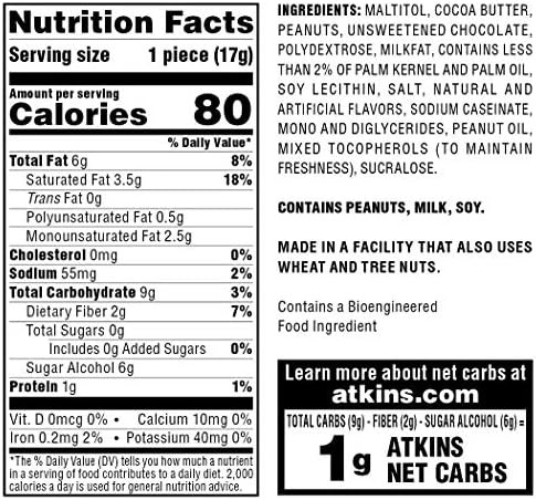 Atkins Endulge Peanut Butter Cups 20 Count And Chocolate Coconut Bars 5 Count Low Sugar Dessert Favorites