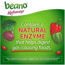 Beano Strawberry Meltaways Gas Prevention 15 Count (Pack Of 4)
