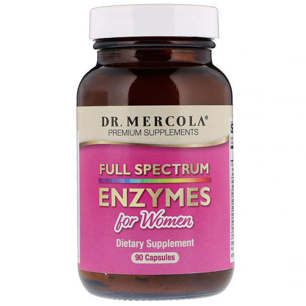 Full Spectrum Enzymes For Women - 90 Capsules By Dr. Mercola