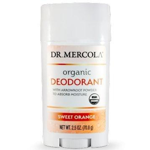 Organic Deodorant Sweet Orange 2.5 oz - 3 Pack