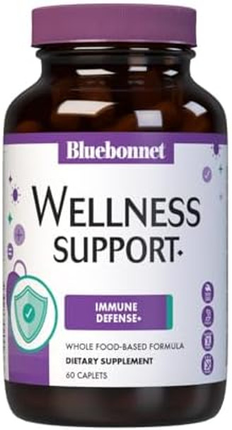 Bluebonnet Nutrition Targeted Choice Wellness Support Immune Defense Whole Foodbased Formula Seasonal Support Soy Gluten Kosher Nongmo Dairy Vegetarian 60 Caplets 30 Serving