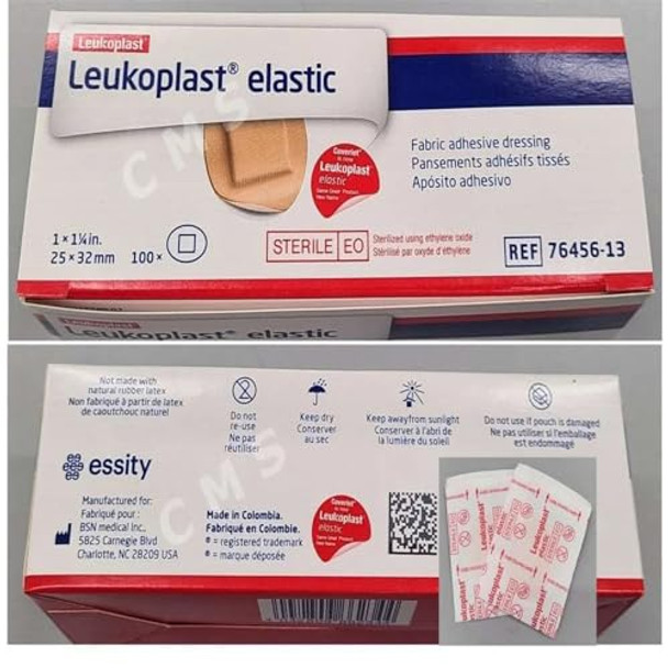 Leukoplast (Coverlet) Adhesive Bandages Oval (1 1/4 X 1)(Pack Of 100)