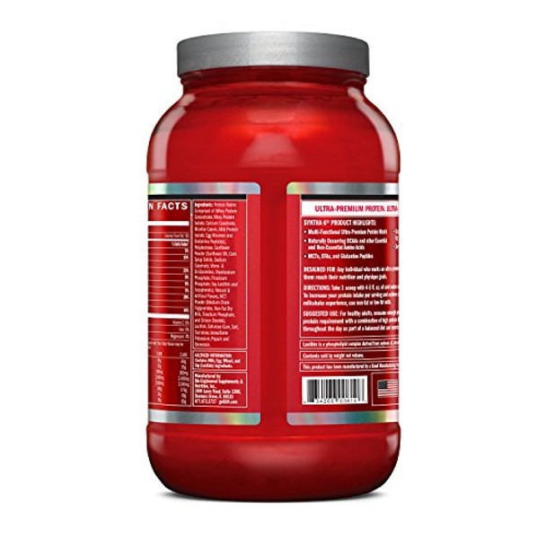 Bsn Syntha6 Protein Powder Vanilla Ice Cream 2.91 Pound