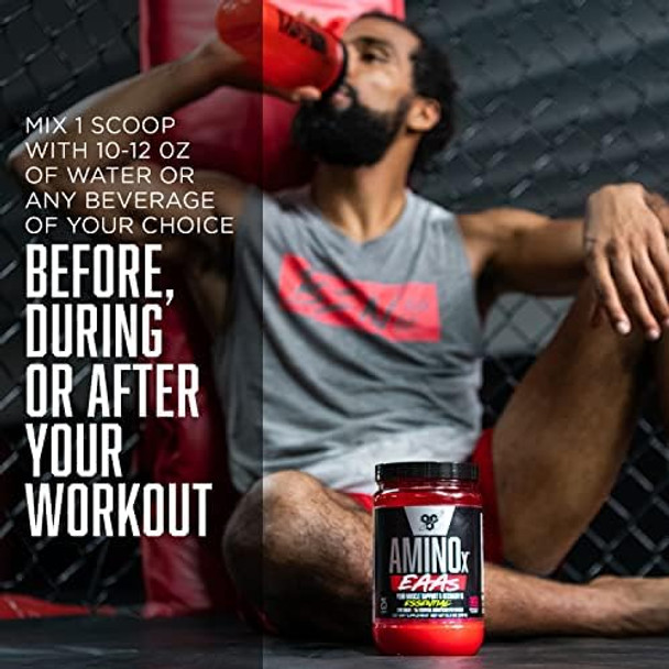 Bsn Amino X Eaas Muscle Recovery & Endurance 10G Essential Amino Acids 5G Bcaas Zero Sugar Caffeine Watermelon Splash 13.2Oz 25 Servings