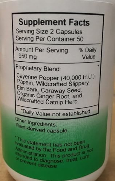 Christopher'S Original Formulas Gaseze 475 Mg 100 Vegetarian Capsules