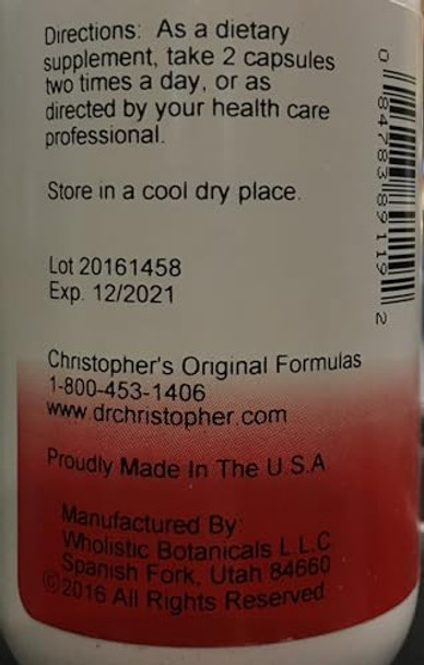Dr. Christopher'S Chest Formula (100 Caps) Dr. Christopher'S Chest Formula (100 Caps)