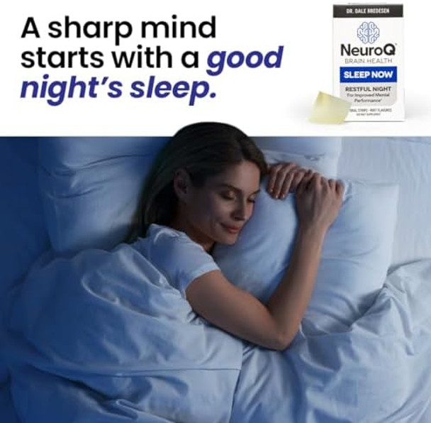 Lifeseasons Neuroq Memory & Focus With Sleepnow Strips 24/7 Brain Health Support Improve Cognitive Sleep Function 30 Day Supply