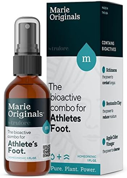 Athletes Foot Spray Extra Strength Natural Ingredients Itchy Skin Relief Ringworm Jock Itch Odor Apple Cider Vinegar Remedy For Men Women Marie Originals