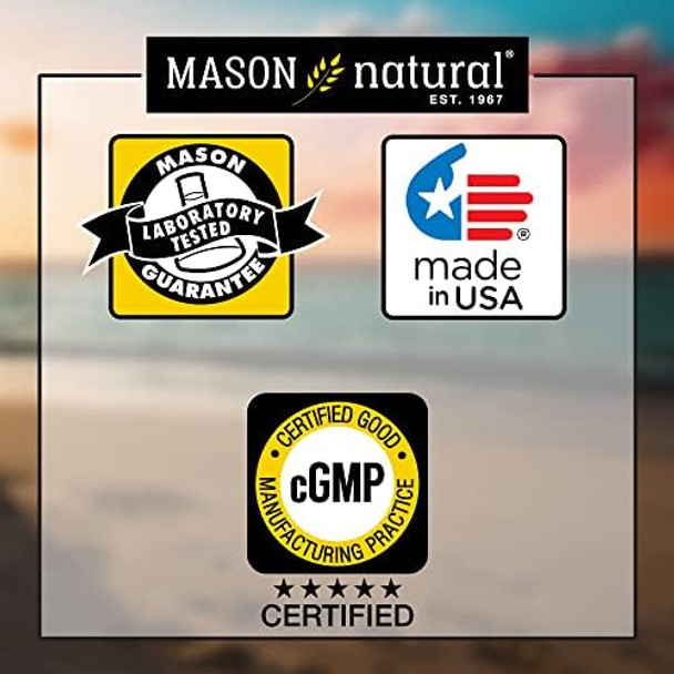 Mason Natural Vitamin C 500 Mg Immune Support & Antioxidant Supplement Promotes Collagen Production & Cell Protection 100 Tablets