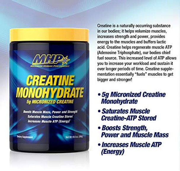 Maximum Human Performance Mhp Micronized Creatine 300 G