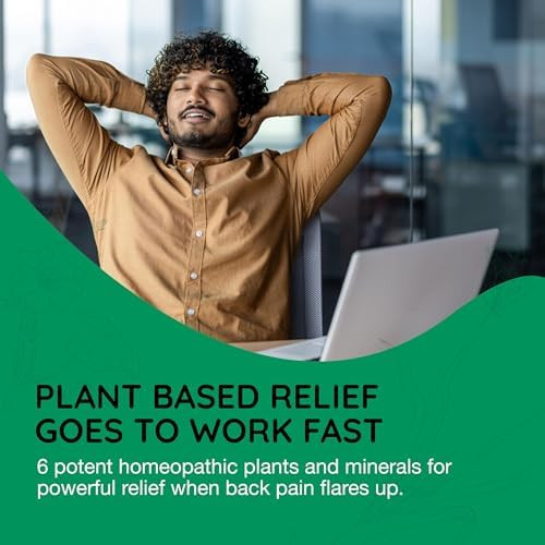 Bhi Pain & Spasm Bundle Bhi Back Homeopathic Support For Back Pain (100 Tablets) +Bhi Spasm Natural Relief For Cramps & Spasms Homeopathic Medicine (100 Tablets)
