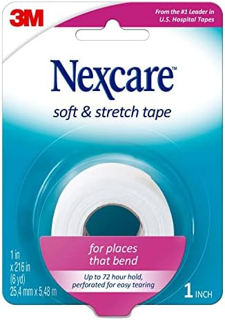 Nexcare Soft & Stretch First Aid Tape Help Keep Injuries Clean And Protected1 In X 6 Yds