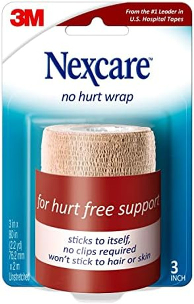 Nexcare No Hurt Wrap 1 In X 80 In Unstretched