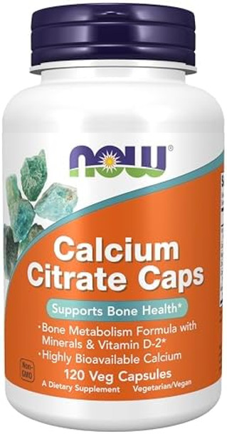Now Foods Supplements Calcium Citrate With Vitamin D Magnesium Zinc Copper And Manganese 240 Veg Capsules