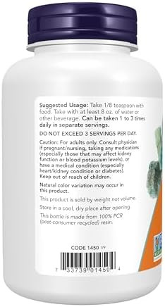 Now Foods Supplements Potassium Chloride Powder Nongmo Essential Mineral 8Ounce