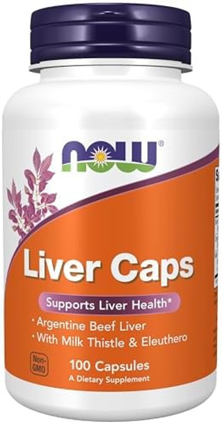 Now Foods Supplements Liver Caps With Milk Thistle And Eleuthero Supports Liver Health 100 Capsules