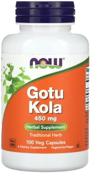 Now Foods Gotu Kola 450Mg 100 Vcaps