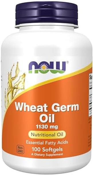 Now Foods Supplements Wheat Germ Oil 1130 Mg With Essential Fatty Acids (Efas) Nutritional Oil 100 Softgels Now Foods Supplements Wheat Germ Oil 1130 Mg With Essential Fatty Acids (Efas) Nutritional Oil 100 Softgels