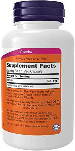 Inositol 500Mg 100 Capsules (Pack Of 2)