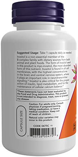 Inositol 500Mg 100 Capsules (Pack Of 2)