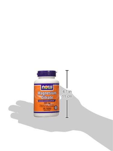 Now Foods Magnesium Citrate 200 Mg