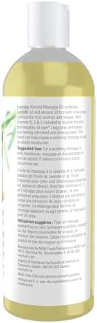 Now Foods Solutions Comforting Massage Oil Vitamin Infused Blend Soothing And Nourishing 16Ounce