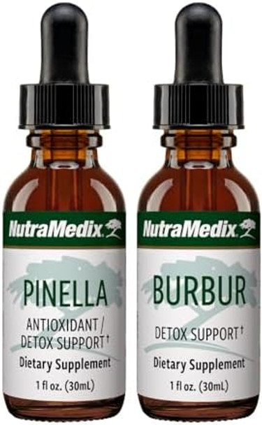 Nutramedix Detox Support Bundle Liquid Drops For Cleansing & Detox Support & Occassional Brain Fog Pinella Anise Drops & Burbur Extract For Healthy Detoxification (2 Count 1 Oz) Nutramedix Detox Support Bundle Liquid Drops For Cleansing & Detox Support & Occassional Brain Fog Pinella Anise Drops & Burbur Extract For Healthy Detoxification (2 Count 1 Oz)