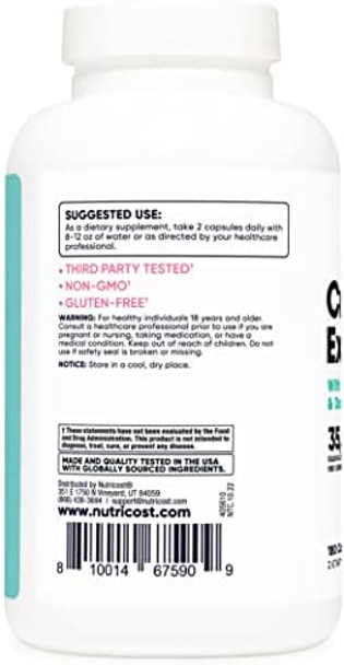 Nutricost Cranberry Extract For Women (35000Mg Equivalent)180 Capsules With Vitamin C Uva Ursi & Dandelion Root Extract Nongmo & Gluten Health Supplement Nutricost Cranberry Extract For Women (35000Mg Equivalent)180 Capsules With Vitamin C Uva Ursi & Dandelion Root Extract Nongmo & Gluten Health Supplement