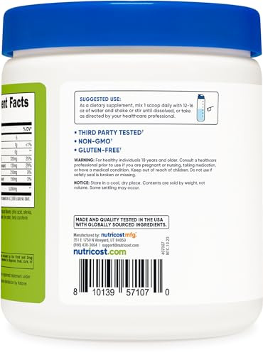 Nutricost Bhb Salts Drink Mix (30 Servings Strawberry Lemonade Flavored) (5G Bhb Per Serving) 0G Total Sugars Vegetarian Product
