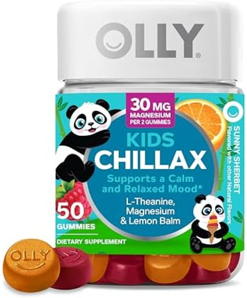 Olly Kids Chillax Gummies Ltheanine Magnesium Lemon Balm 50 Count & Sleep Gummies 0.5Mg Melatonin L Theanine Chamomile Lemon Balm 50 Count Olly Kids Chillax Gummies Ltheanine Magnesium Lemon Balm 50 Count & Sleep Gummies 0.5Mg Melatonin L Theanine Chamomile Lemon Balm 50 Count